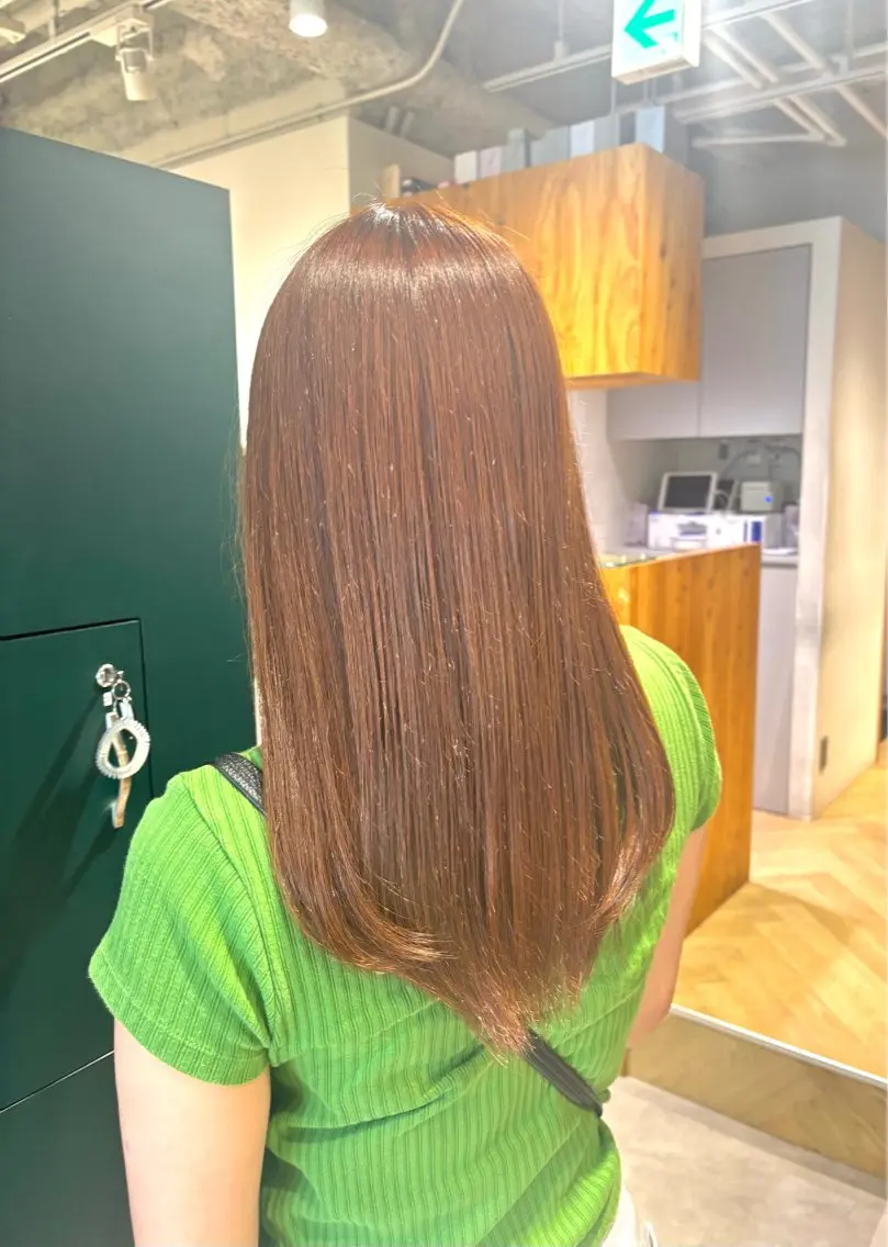 ロング カット ヘアカラー うる艶カラー🫧 MINAMIのヘアスタイル