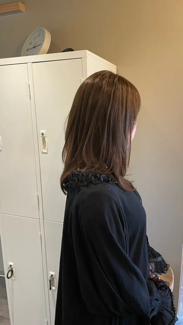 セミロング カラー カット ヘアカラー トリートメント 鎌田卓也/髪質改善 /透明感カラーのヘアスタイル