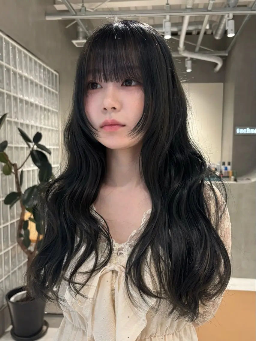 ロング カラー ヘアカラー らん カラーモデル募集中のヘアスタイル