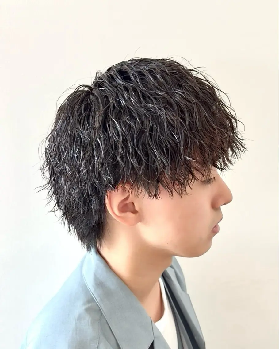 パーマ メンズ メンズパーマ カット パーマ ヘッドスパ ☆★メンズ特化★☆ 川地由麿のヘアスタイル