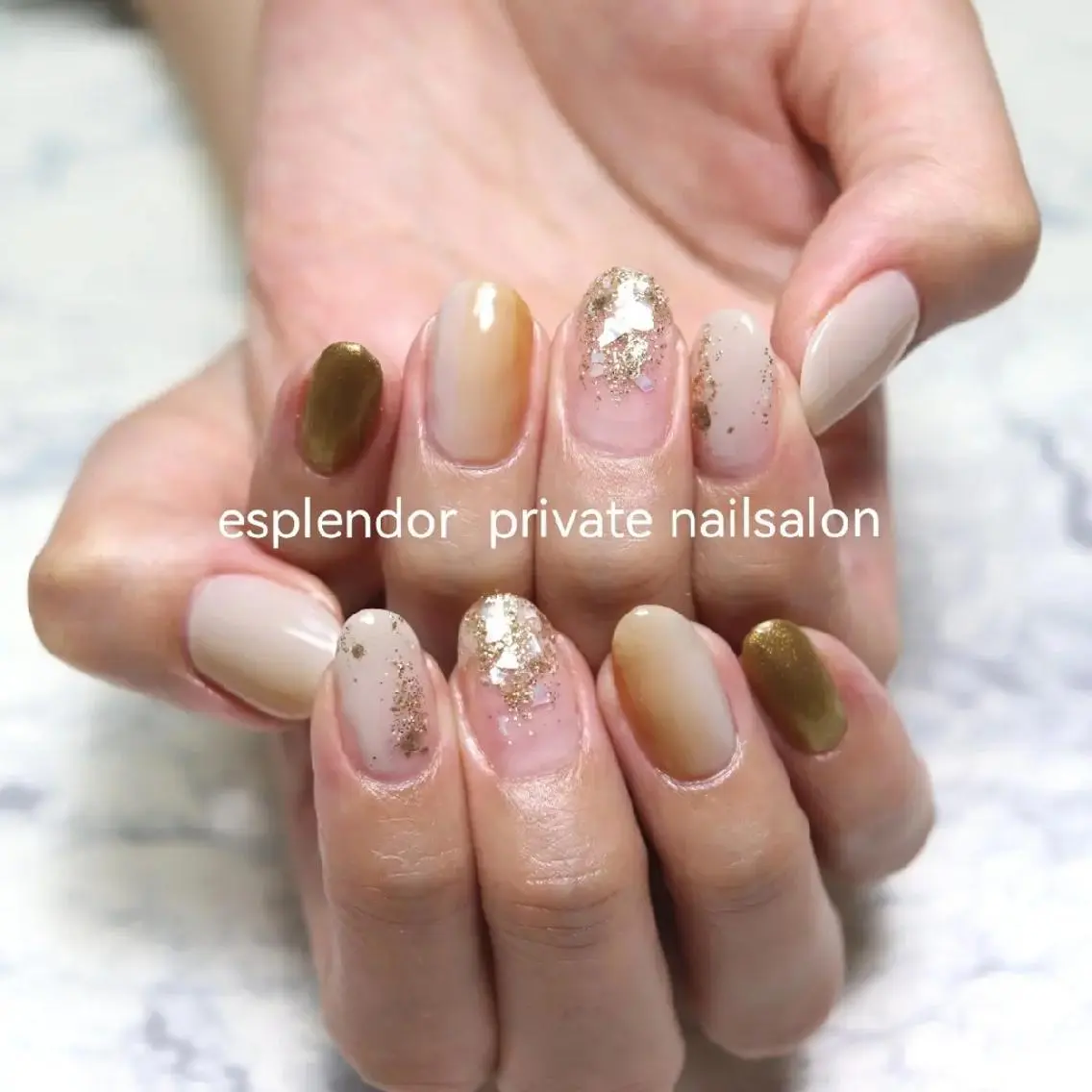 ネイル グラデーション ニュアンスネイル ハンドネイル ハンドケア esplendor  小野寺のネイルデザイン