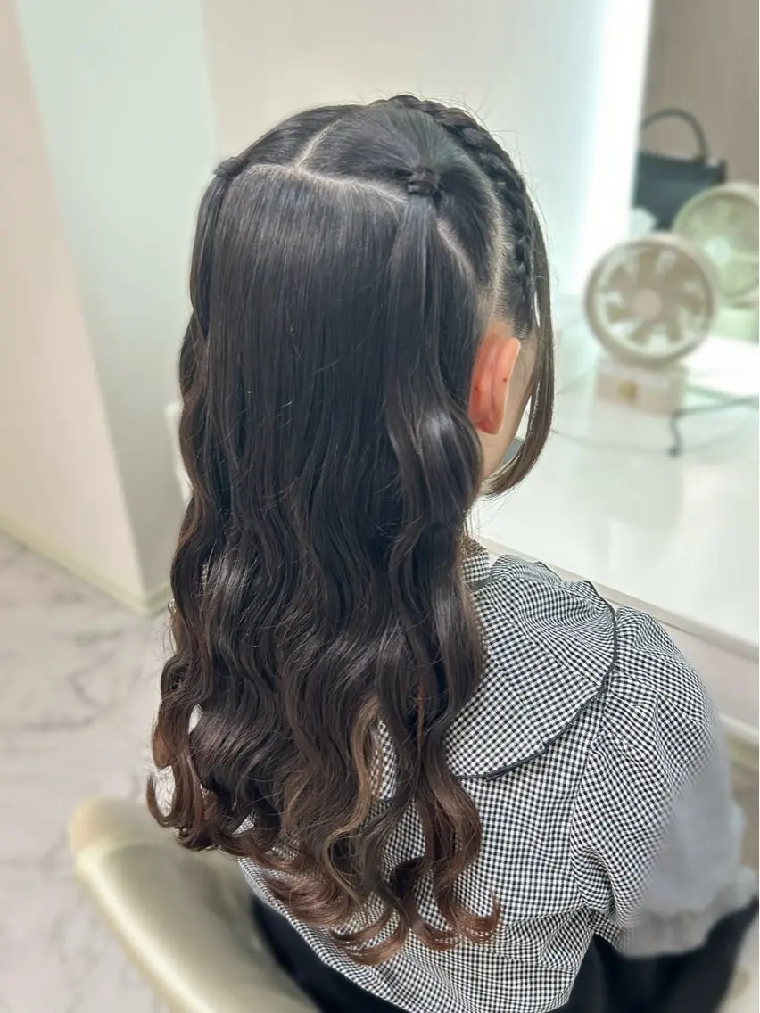 ロング ヘアセット ヘアセット専門店 Rのヘアスタイル