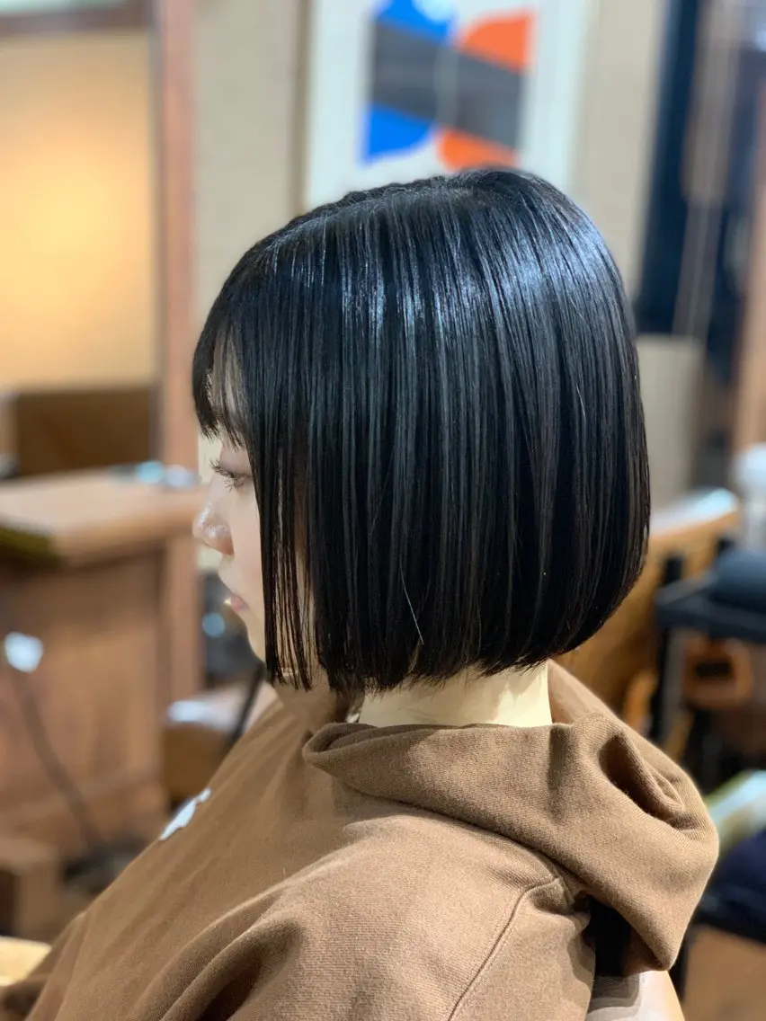ショート 武田尚子🌸 自然に仕上がる矯正のヘアスタイル