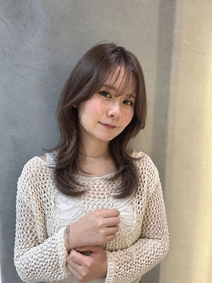 セミロング カラー カット ヘアカラー トリートメント 🌈レイヤーカット/ /吉田悟志🌈のヘアスタイル