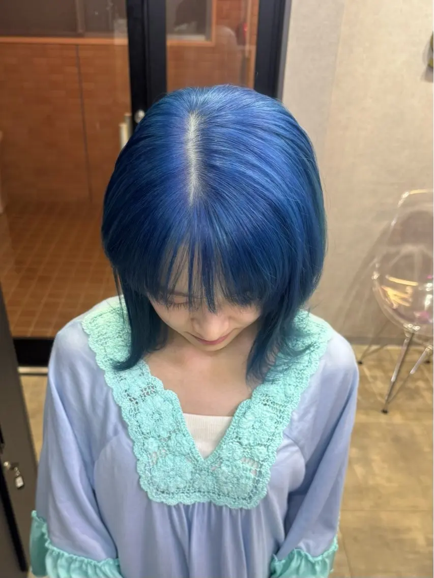 カラー りこ / 透明感カラー🎀🫧のヘアスタイル
