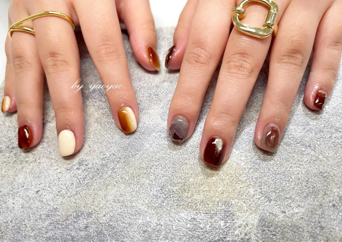 ネイル ニュアンスネイル Umi nail& eyelashのネイルデザイン
