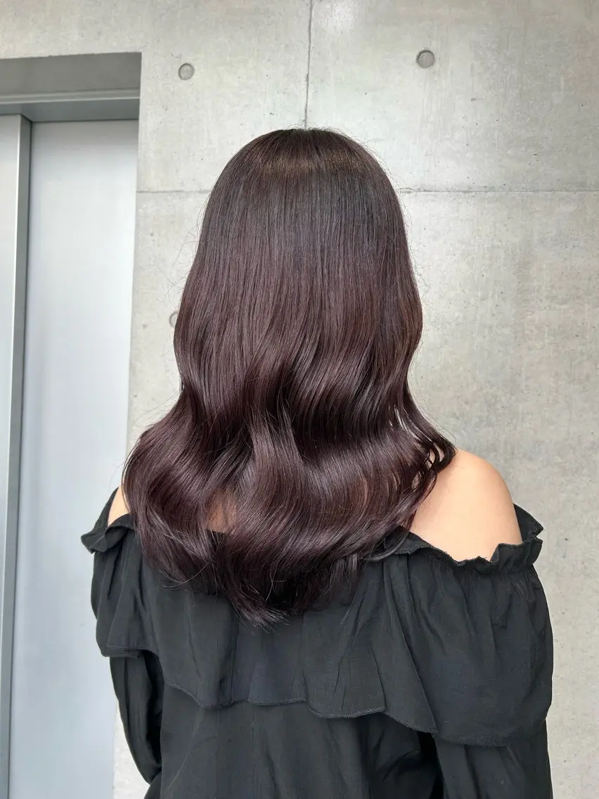 ロング カラー ヘアアレンジ カット ヘアカラー トリートメント ボブ艶モテカラー🫧 カリンのヘアスタイル