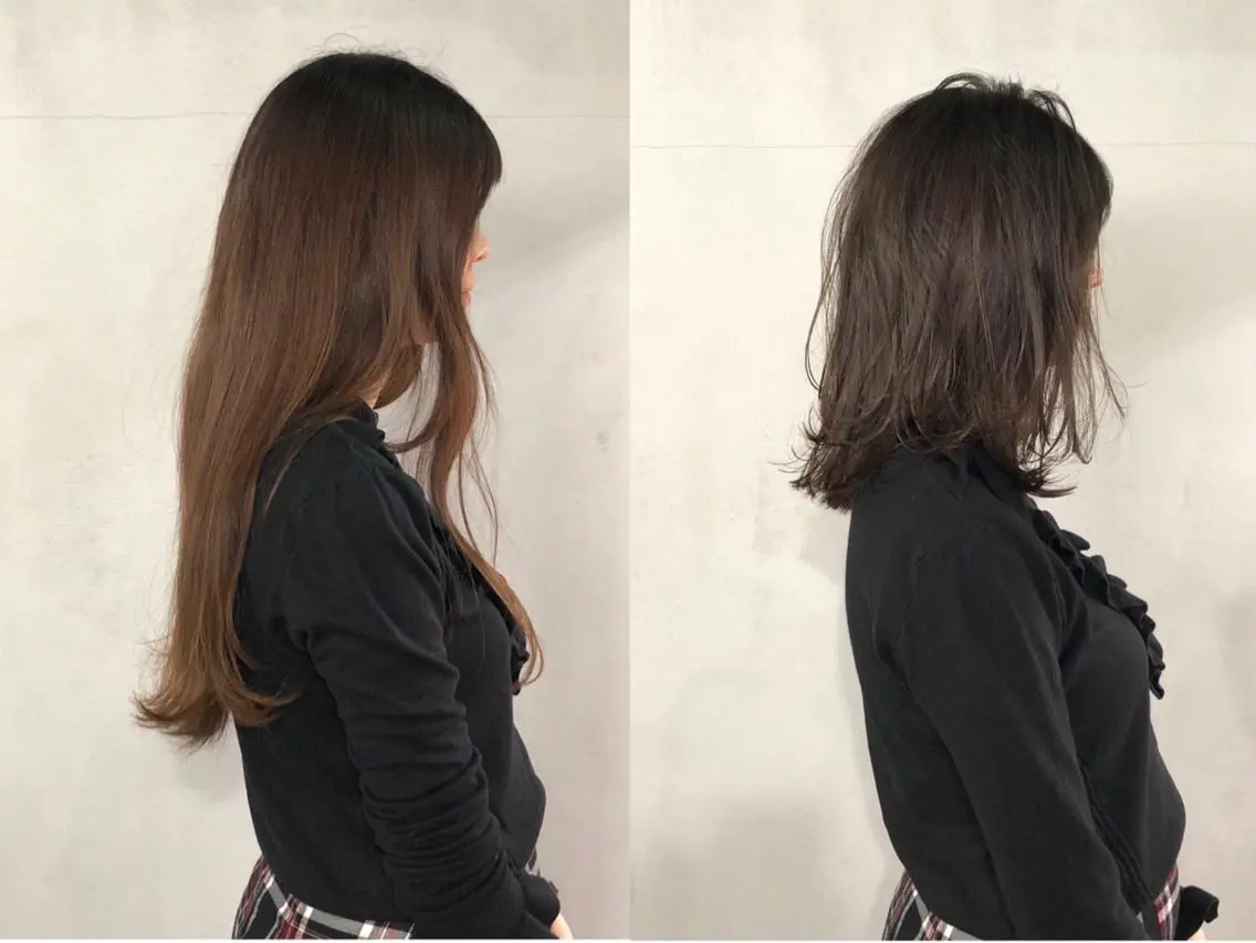 ミディアム カラー ミディアムレイヤー レイヤーカット カット ヘアカラー ショート/ボブ/ 白髪染め/メンズ葛西のヘアスタイル