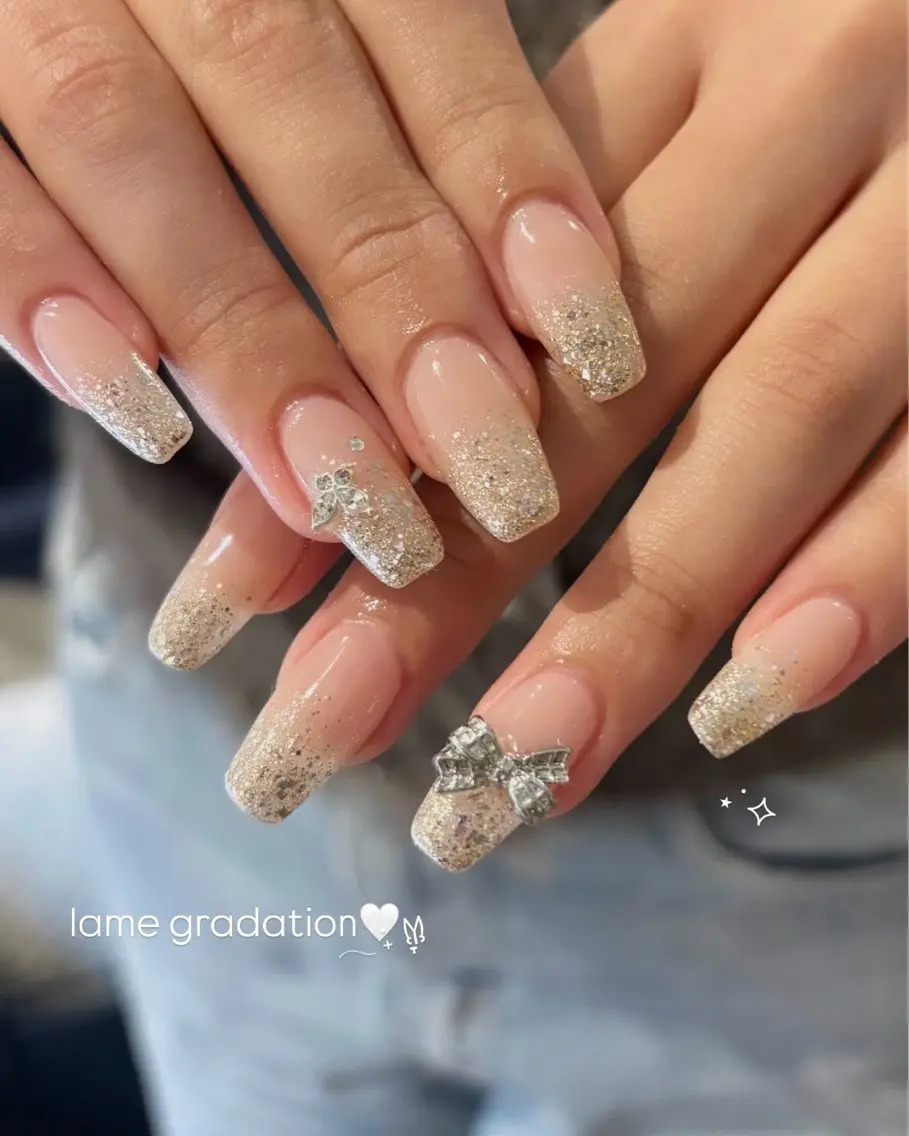 ネイル リボン ハンドネイル Ballie/ Mizukiのネイルデザイン