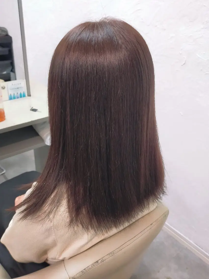 カラー セミロング ヘアカラー トリートメント SiLO 🎀 𝕂𝕒𝕟𝕟𝕒のヘアスタイル