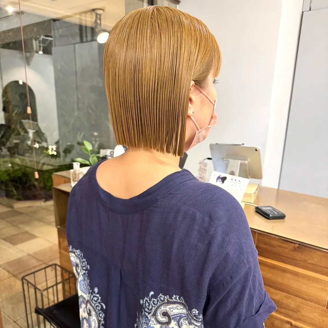 ミディアム ヘアカラー たけかわ みちのヘアスタイル