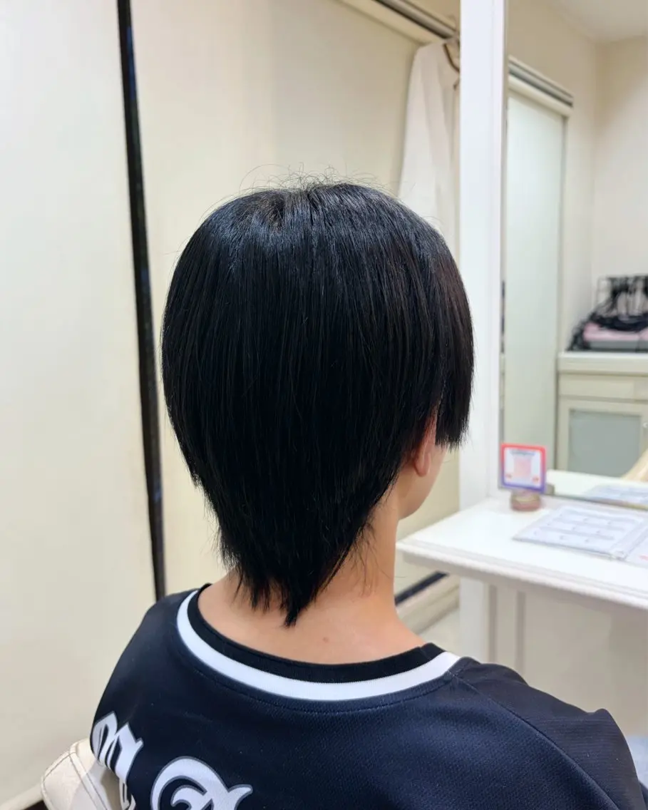 カラー 黒髪 ブルーカラー ブルーブラック 透明感カラー ヘアカラー 💛ྀིモデル募集中 SONA💛ྀིのヘアスタイル