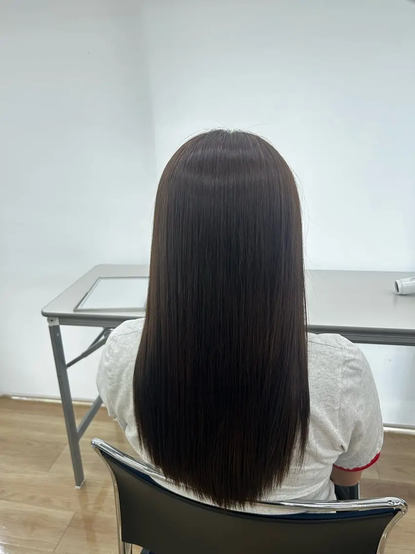 縮毛矯正の写真