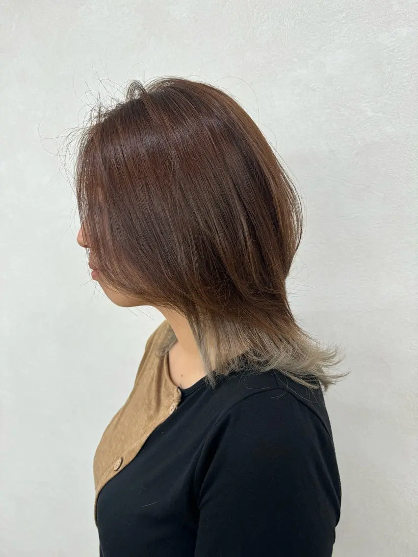 ミディアム カラー Sail 【セイル】のヘアスタイル