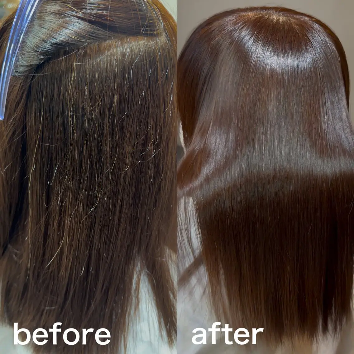 セミロング 顔周りカット 髪質改善 縮毛矯正 トリートメント BLOOM柏 Kazuのヘアスタイル