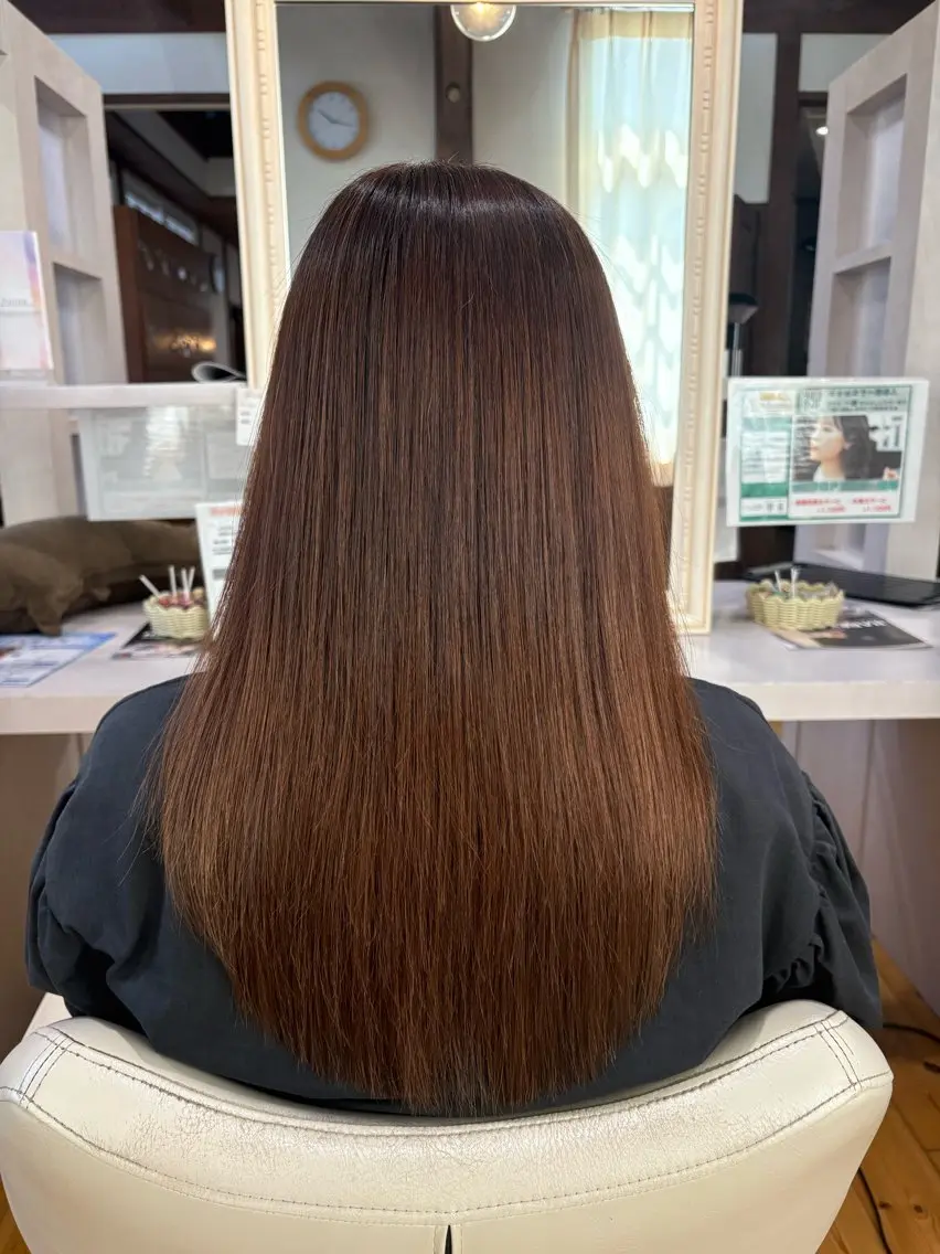 ロング 縮毛矯正 トリートメント TJ天気予報 近藤 仁也のヘアスタイル