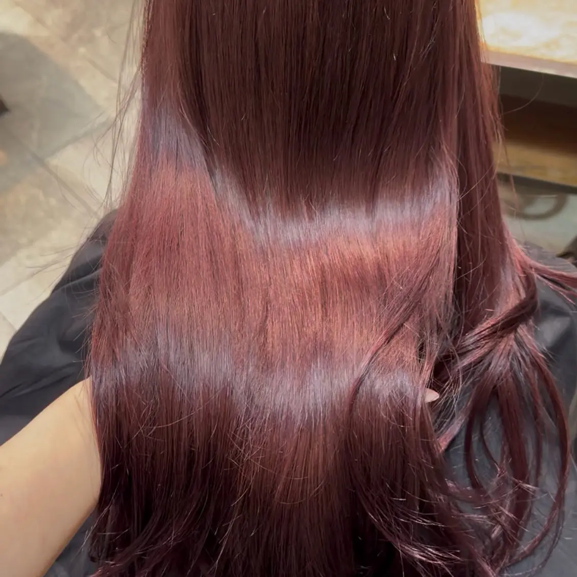 ロング カラー ヘアアレンジ ヘアカラー トリートメント ヘアセット 韓国ヘア/レイヤー/ 🩶ツブラ🩶のヘアスタイル