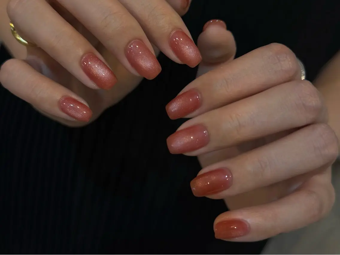 ネイル フレンチネイル マグネットネイル 持ち込み ニュアンスネイル ワンカラーネイル ハンドネイル LINEA.nail Kozueのネイルデザイン