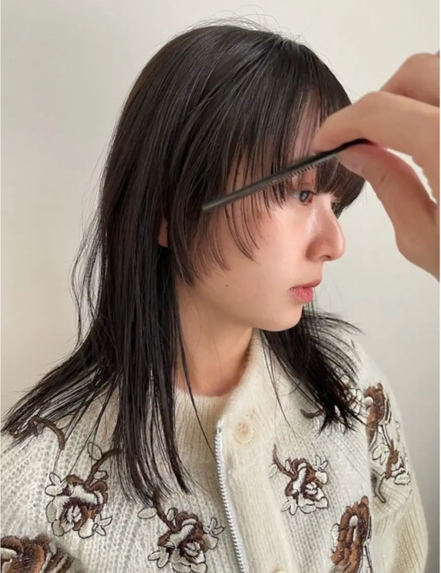【ご新規様平日限定🌱】カット+カラーの写真