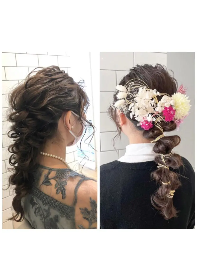 【似合わせアレンジ】🦄🌈ヘアアレンジ/ヘアセット❤️の写真