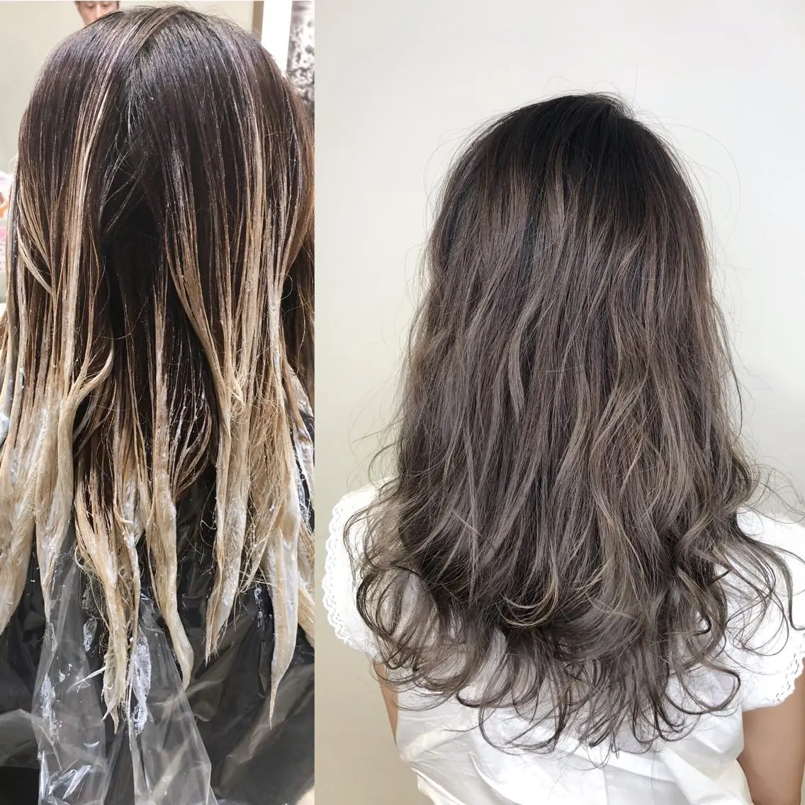 セミロング カラー ブリーチ ケアブリーチ ダブルカラー メンズヘア特化 崎田 成人のヘアスタイル