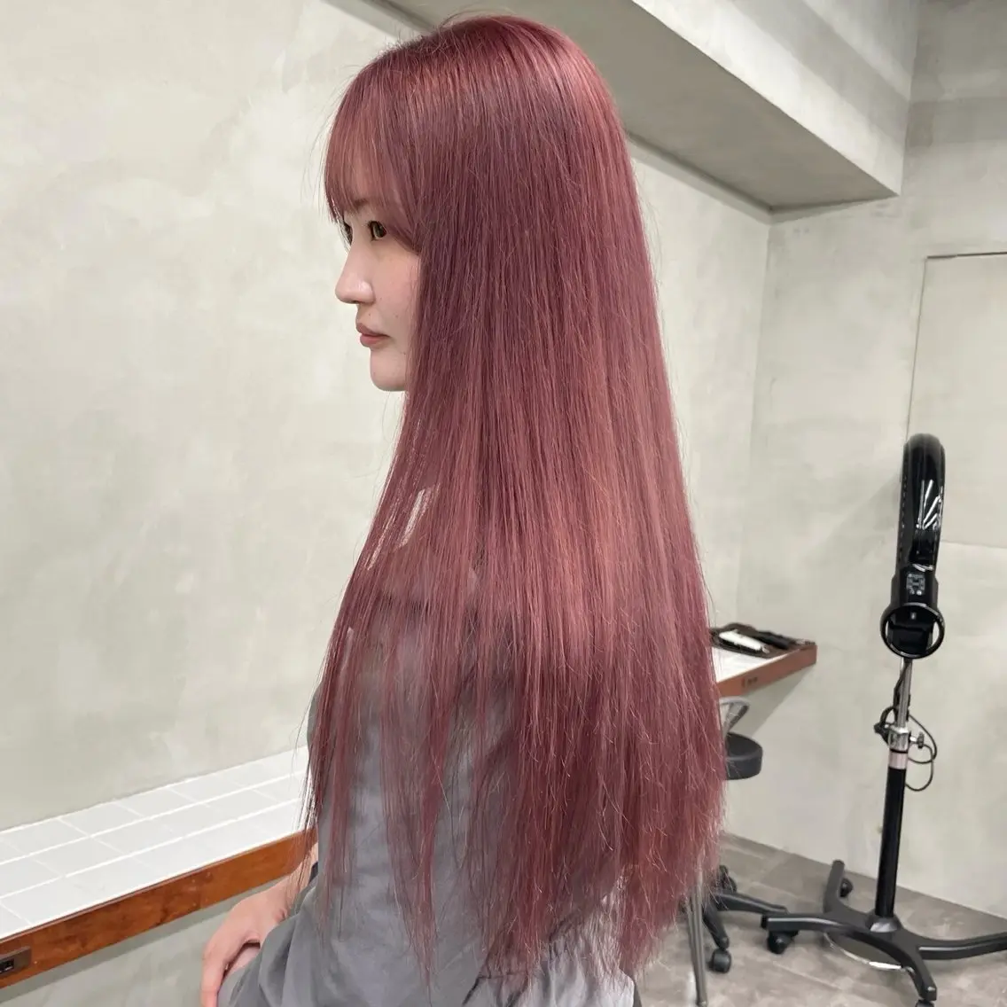 ロング カラー カット ヘアカラー トリートメント 🤍ブリーチなしカラ ー/渋谷/YUU🤍のヘアスタイル