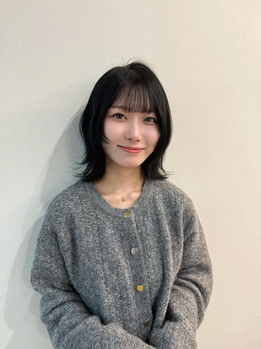ミディアム ミディアムレイヤー レイヤーカット カット マツオカ マコのヘアスタイル