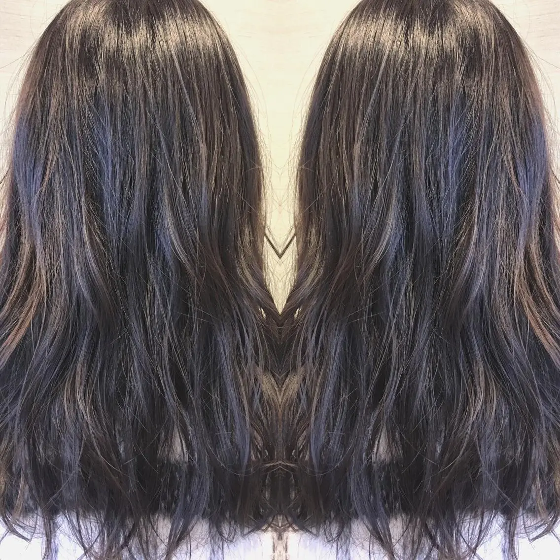 ミディアム box  mico. mutsumiのヘアスタイル