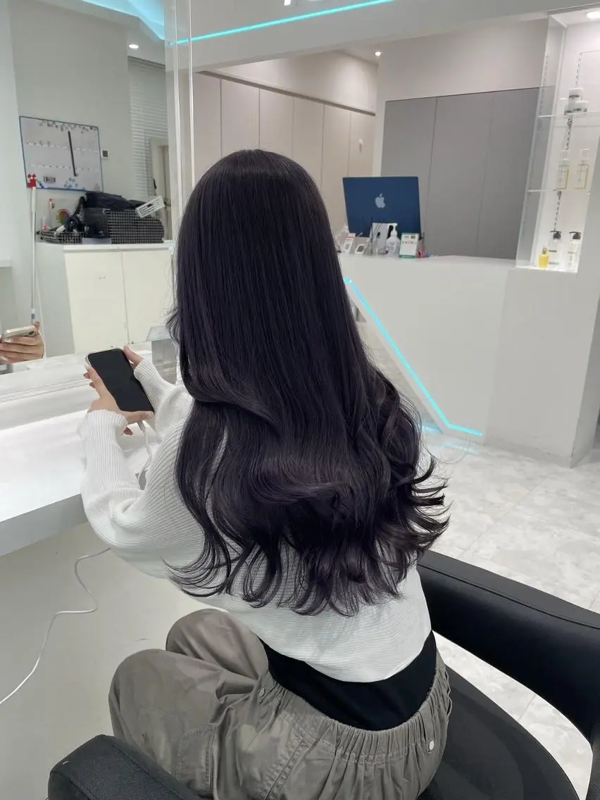 人気クーポン［1日３名様限定♡］透け感ワンカラー🪄＋オリジナルトリートメント＋コテ巻き仕上げ🛁の写真