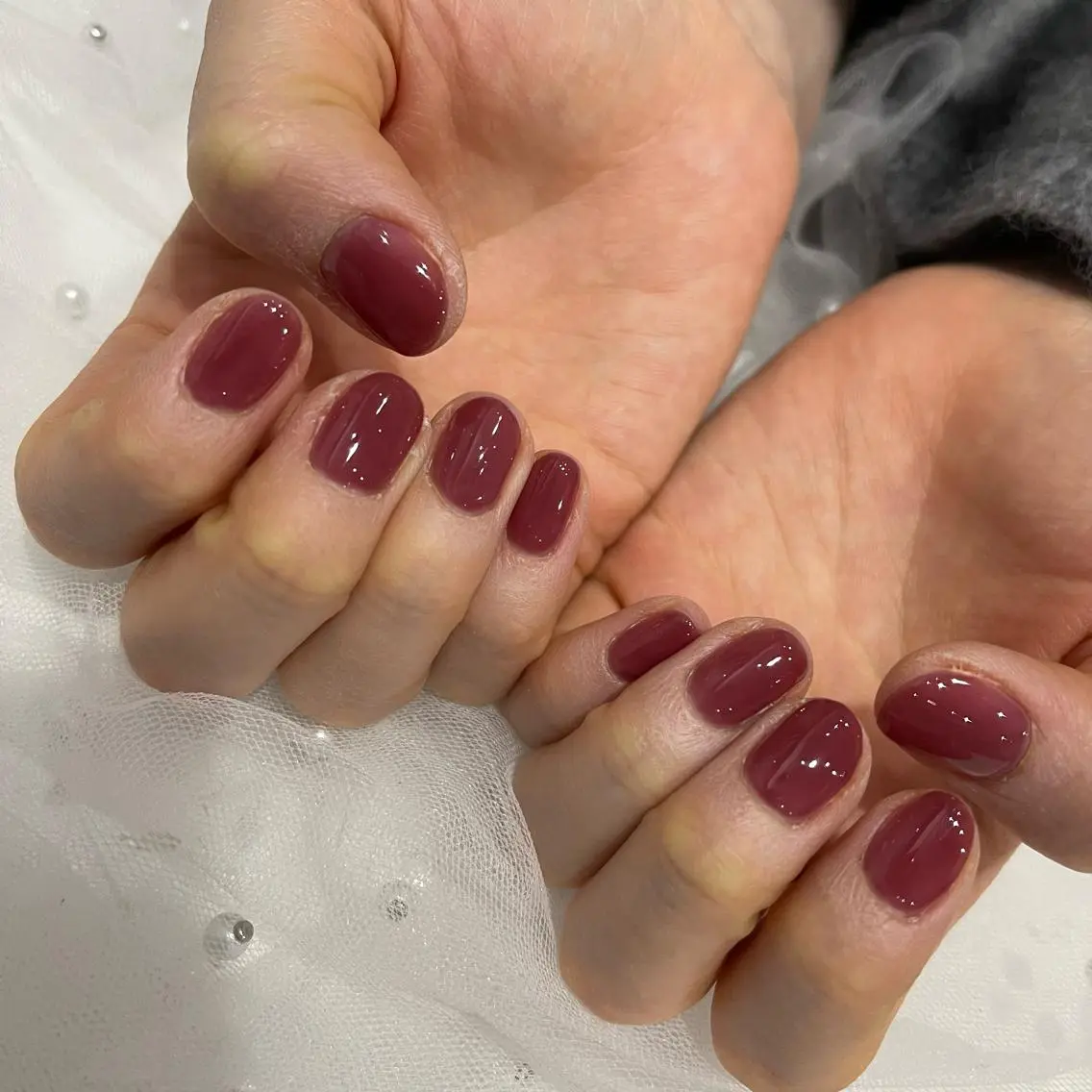 ネイル ワンカラーネイル Wish Nail 恒川のネイルデザイン