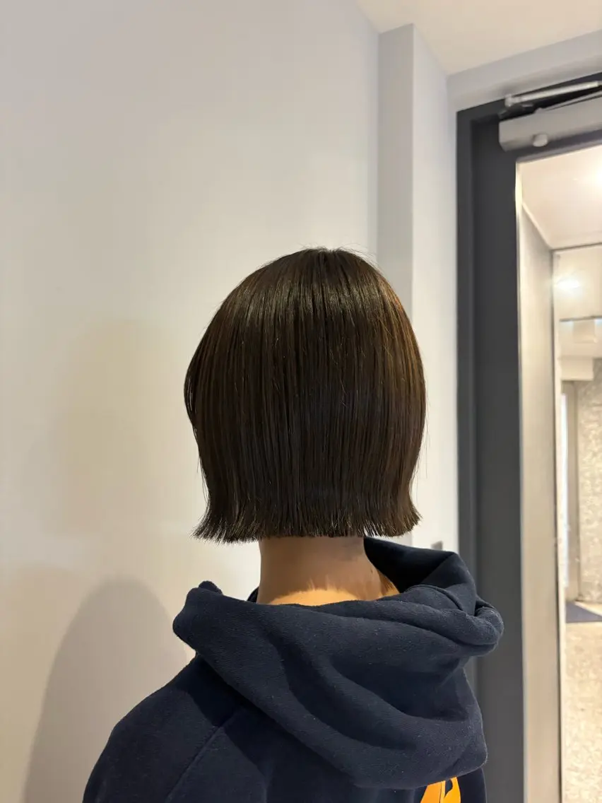 ボブカット＋カラーの写真
