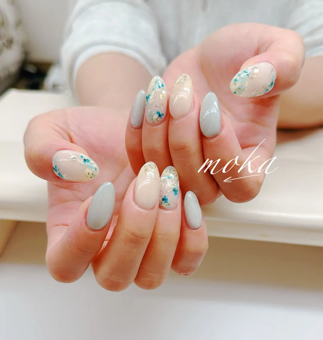 ネイル ハンドネイル ハンドケア 胡蝶蘭レディースサロ ンNailMOKAのネイルデザイン
