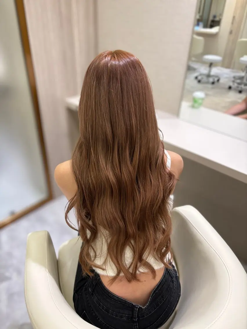 ロング カラー ヘアカラー 透明感カラー×顔周り mizuki🫧のヘアスタイル