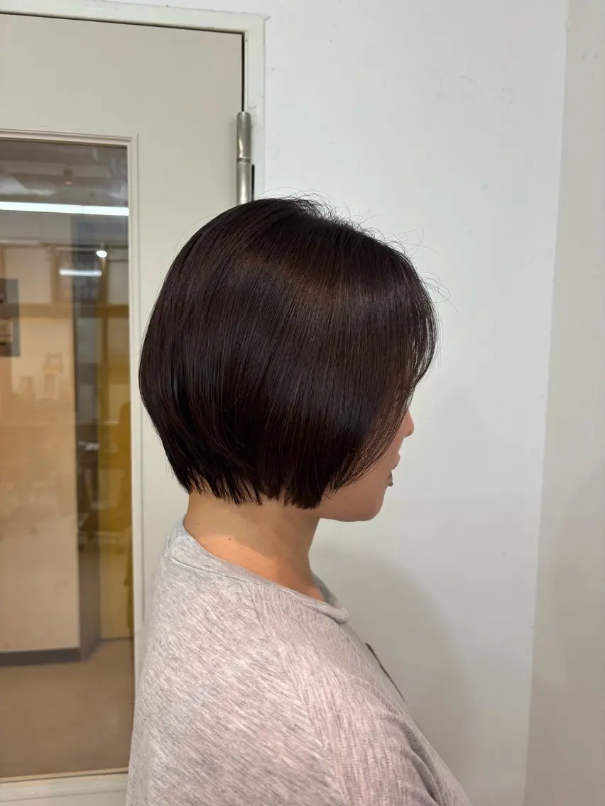 ショート ショートボブ ボブ ショートヘア 室谷 ゆりあのヘアスタイル