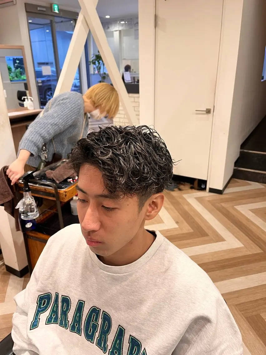 パーマ メンズ ✨山岸　泰輝 ARISE✨のヘアスタイル