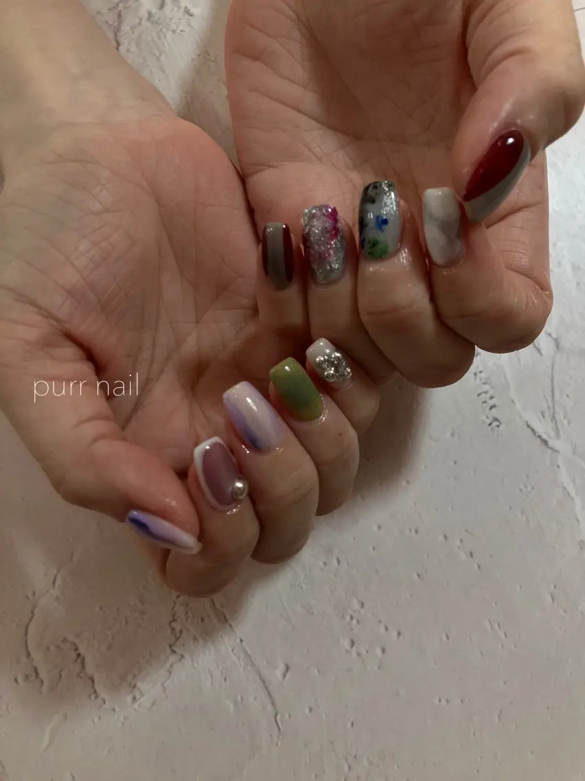 ネイル purr nailのネイルデザイン
