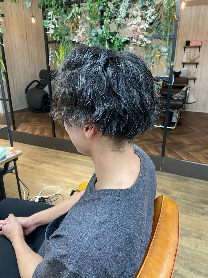 メンズ メンズパーマ 🫧髪質改善/斎藤 奈々/岡山美容師🫧のヘアスタイル