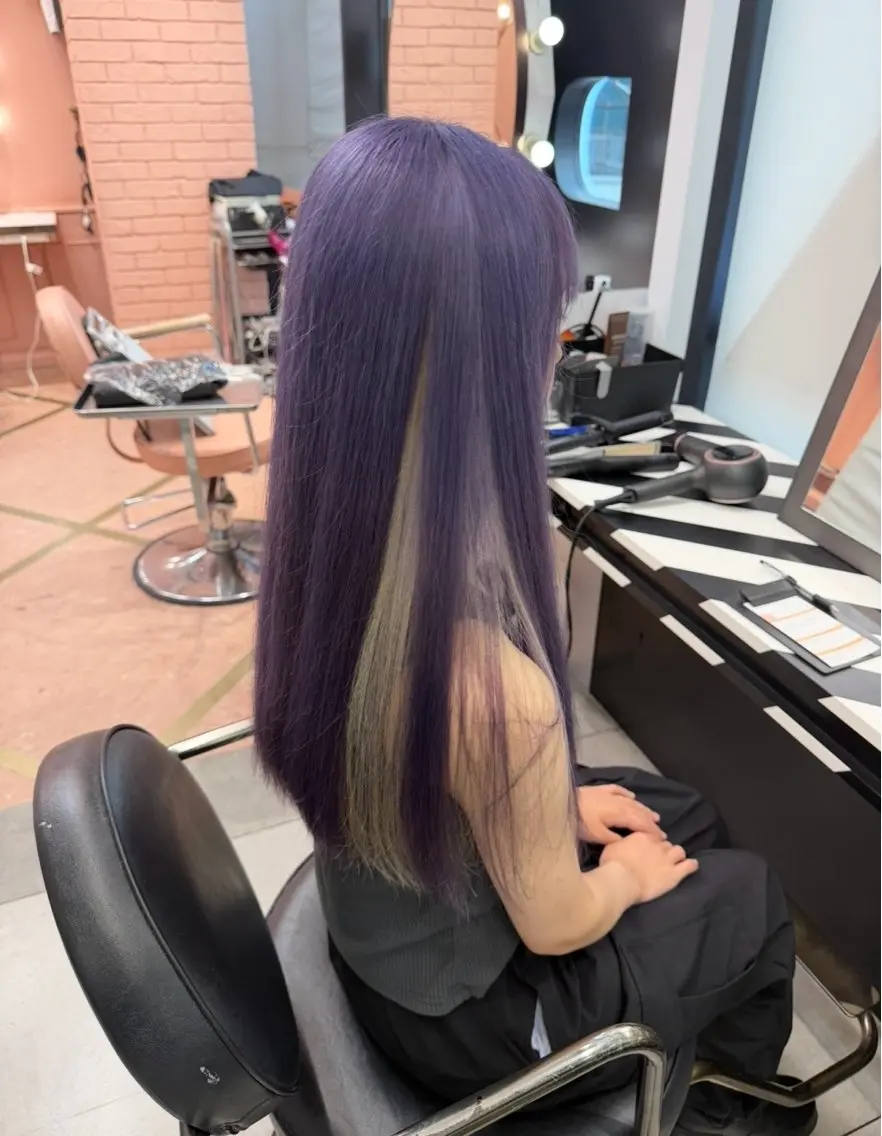 ロング 西﨑 旺太のヘアスタイル