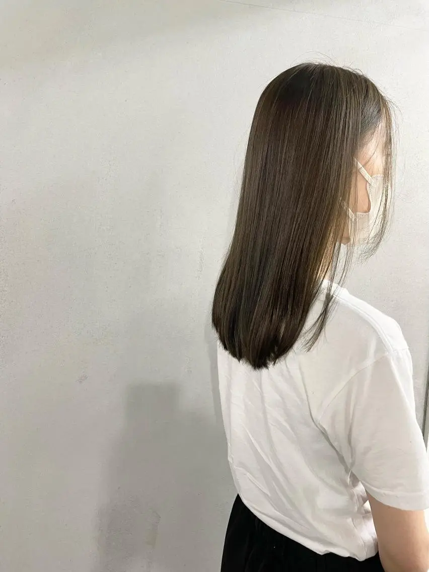 【当日予約限定👏】高彩度カラー+最上級トリートメント+プチヘッドスパ¥14500→¥8900の写真