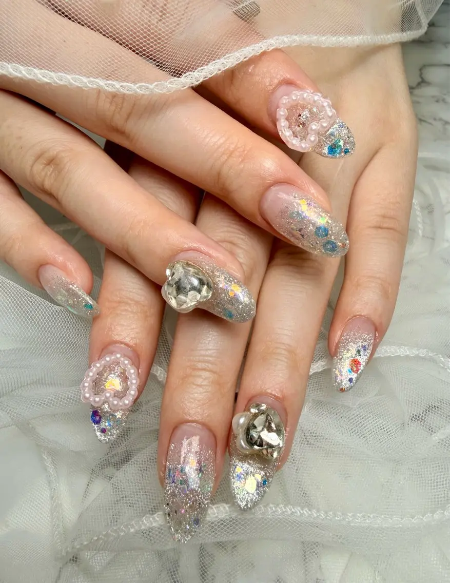 ネイル アニマル柄 アートネイル チークネイル フラッシュネイル フラッシュマグ Mai’s nailのネイルデザイン