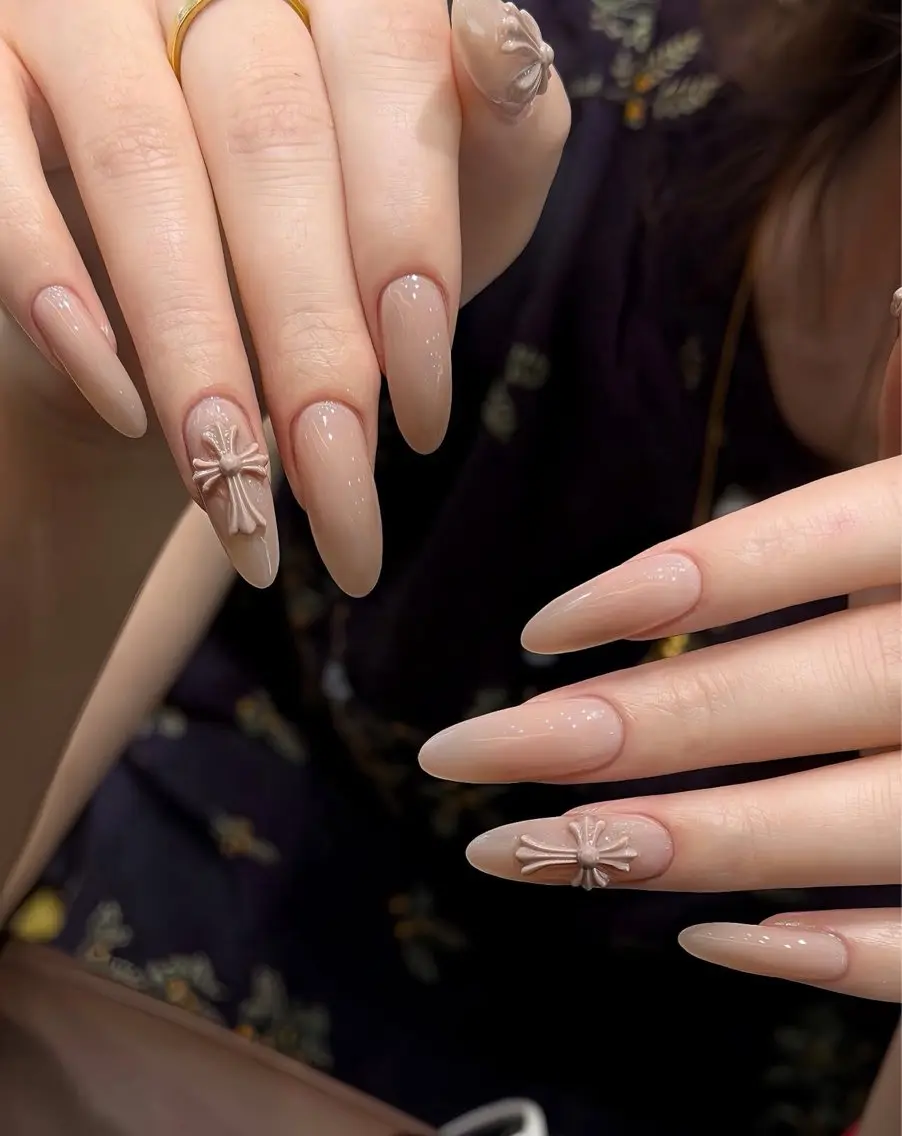ネイル アートネイル ガーリー 韓国ネイル ロングネイル 持ち込み ハンドネイル HARI NAILのネイルデザイン