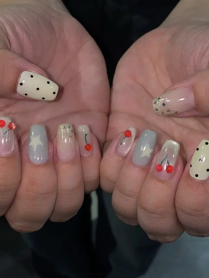 ネイル ハンドネイル フットネイル nano/きもかわ nail🐬🫧のネイルデザイン