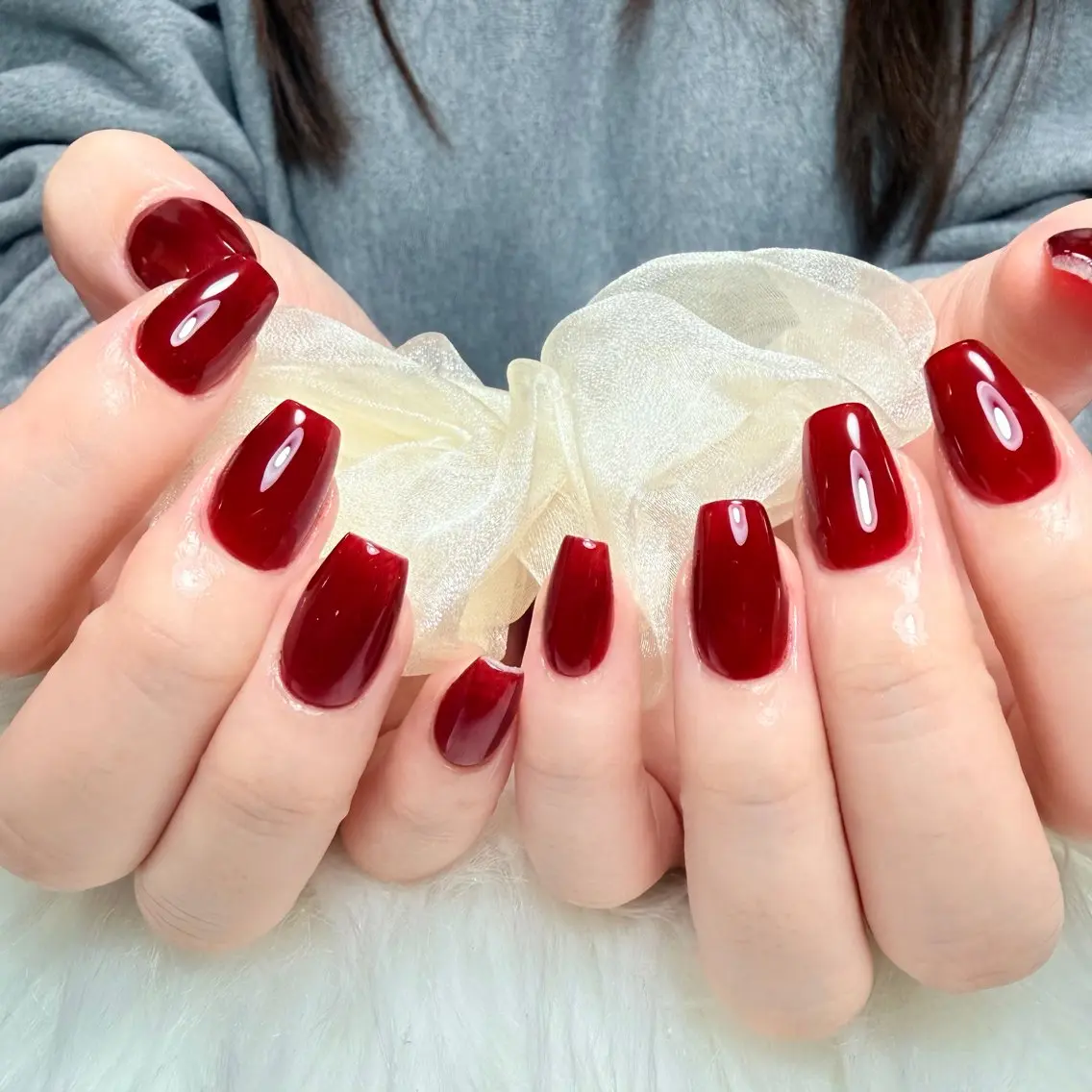 ネイル アートネイル 成人式 ジェルネイル ニュアンスネイル ネイルチップ Kora Nailのネイルデザイン