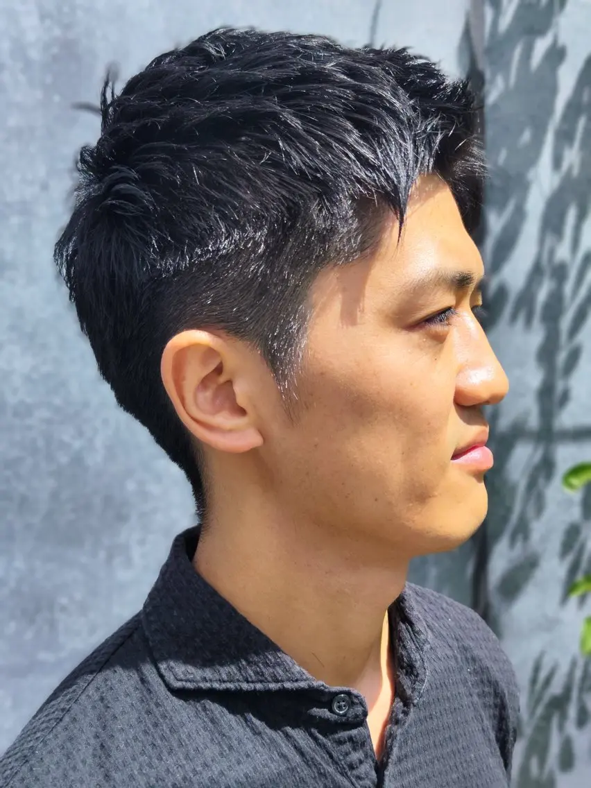 ショート メンズ 鬼童 友稀 ✨️艶カラー診断✨️のヘアスタイル