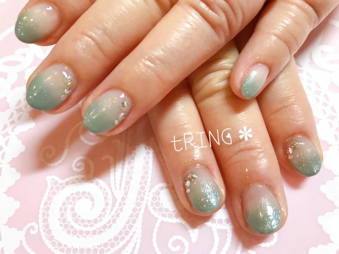 ネイル ハンドネイル tRING＊ しいの木台のネイルデザイン