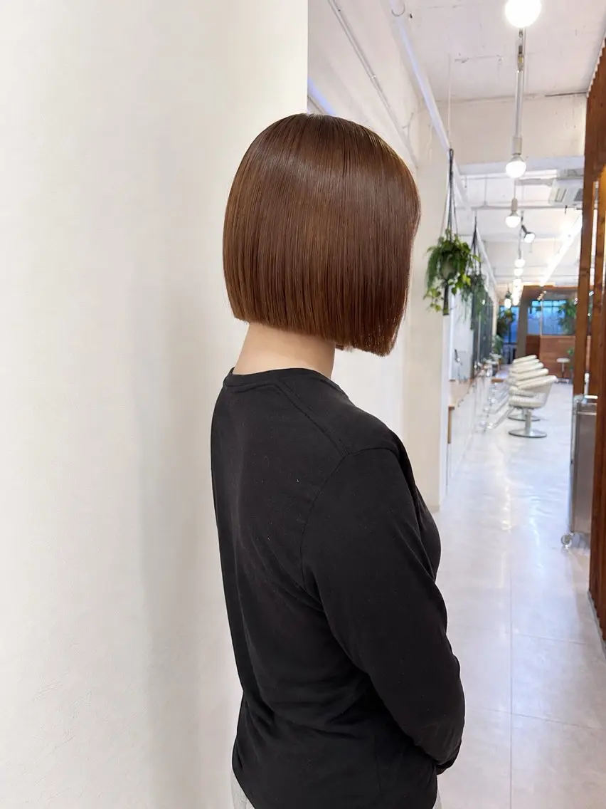 ショート ボブ sana🤍ボブ ベージュ🤍のヘアスタイル