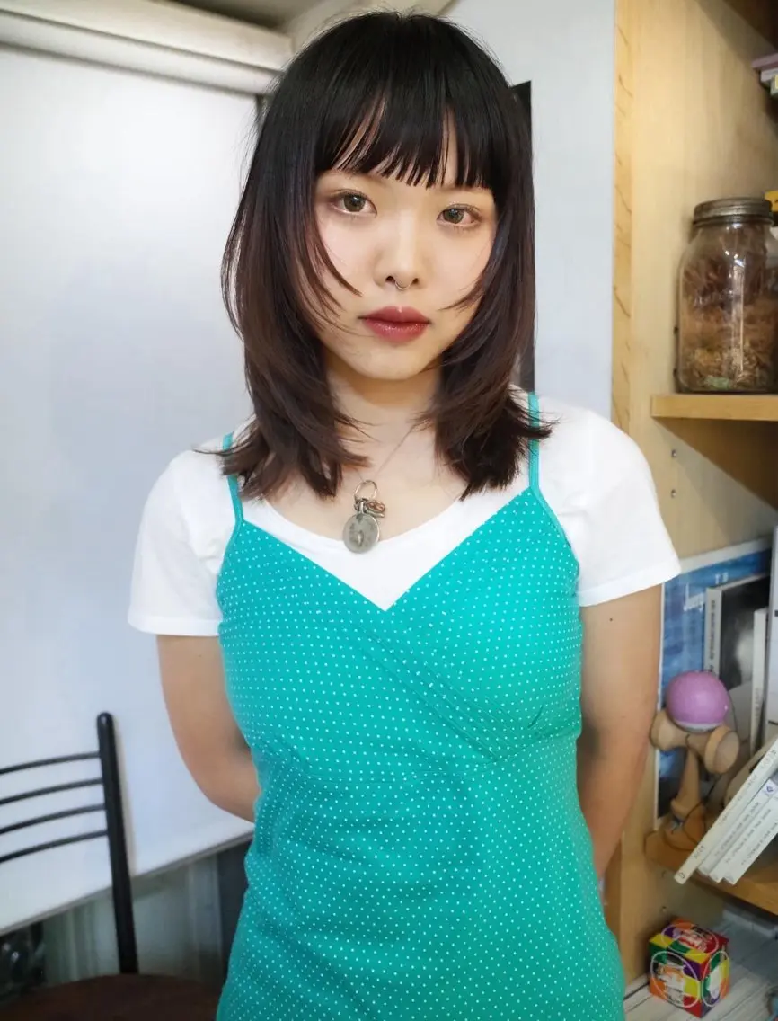 【カットモデル】似合わせミディアムレイヤー➕システムトリートメント☁️の写真