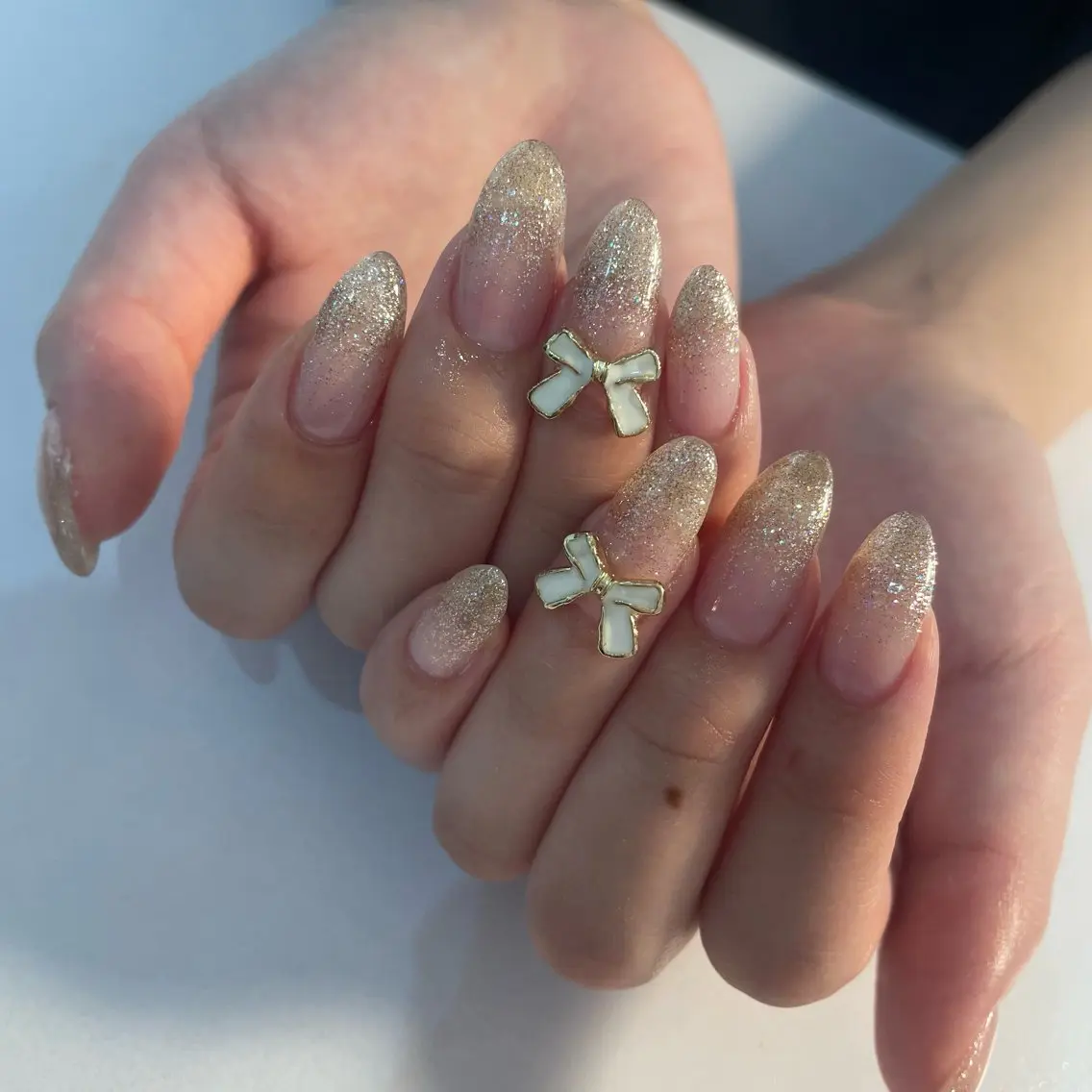 ネイル グラデーション ラメ(グリッター) ラメグラデーション yuumi Daiki Nailのネイルデザイン