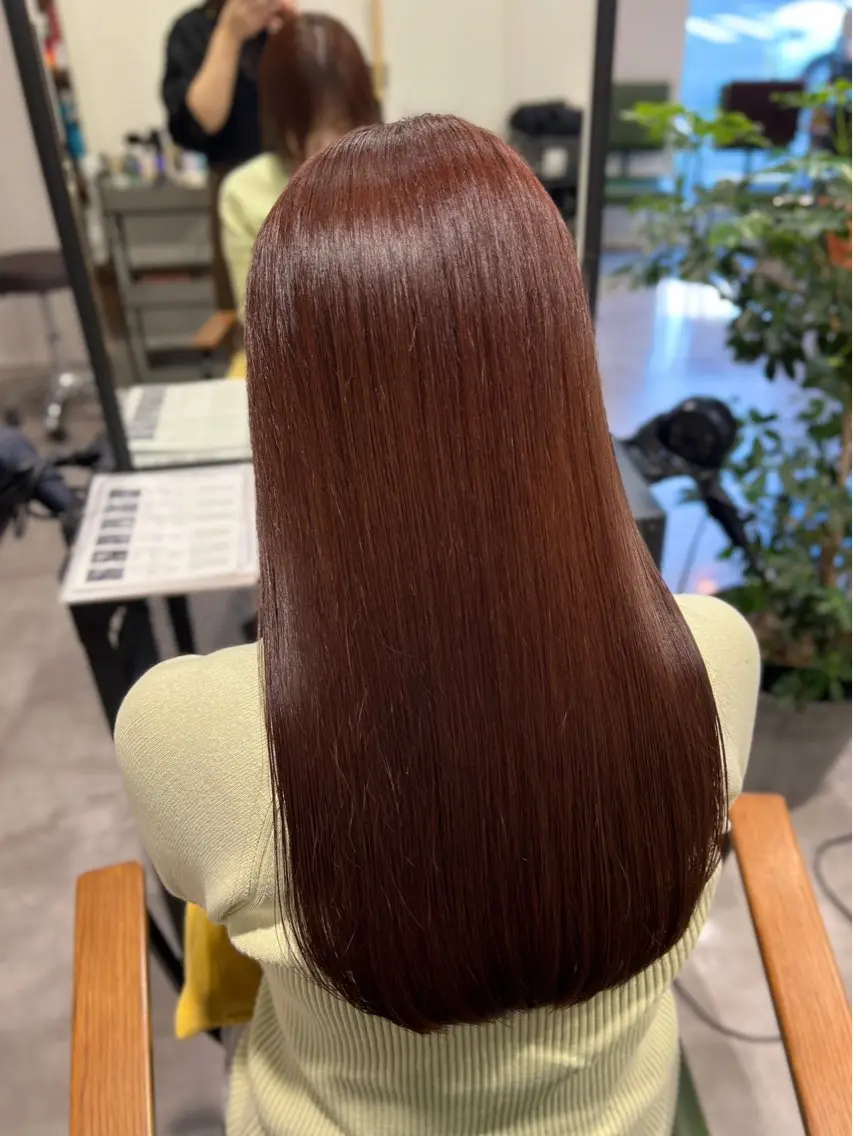 🍯【最高の手触りとツヤ感】💛アディクシーカラー➕𝗔𝘂𝗷𝘂𝗮4STEPトリートメントの写真