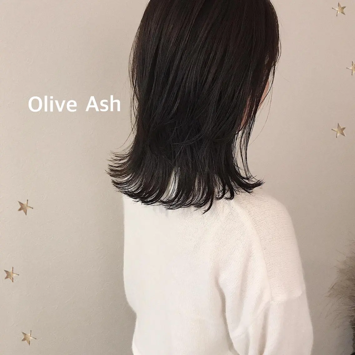 セミロング カラー カット ヘアカラー 市川 千夏のヘアスタイル